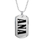 Ana v01 - Luxury Dog Tag Necklace
