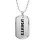 Antoinette v01 - Luxury Dog Tag Necklace
