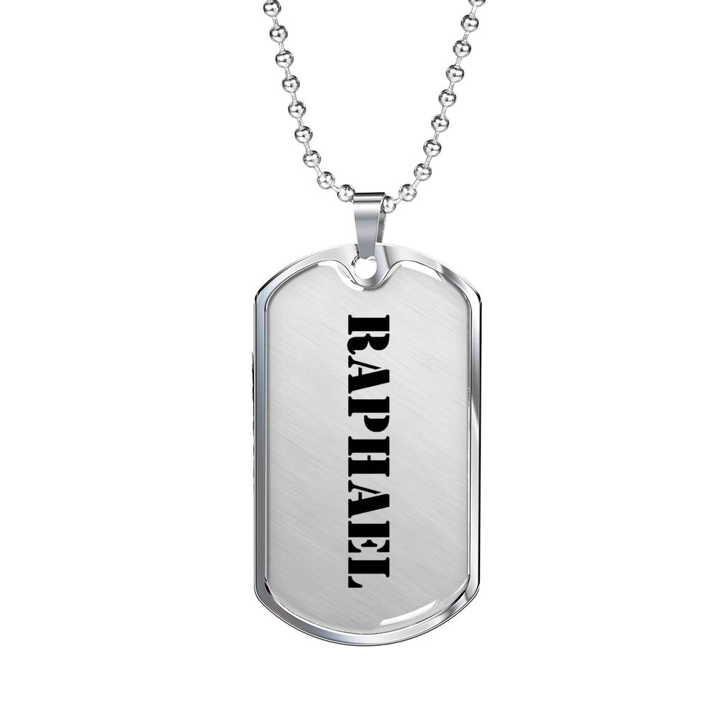 Raphael - Luxury Dog Tag Necklace