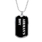 Airman's Boy v3 - Luxury Dog Tag Necklace