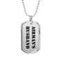 Airman's Husband - Luxury Dog Tag Necklace