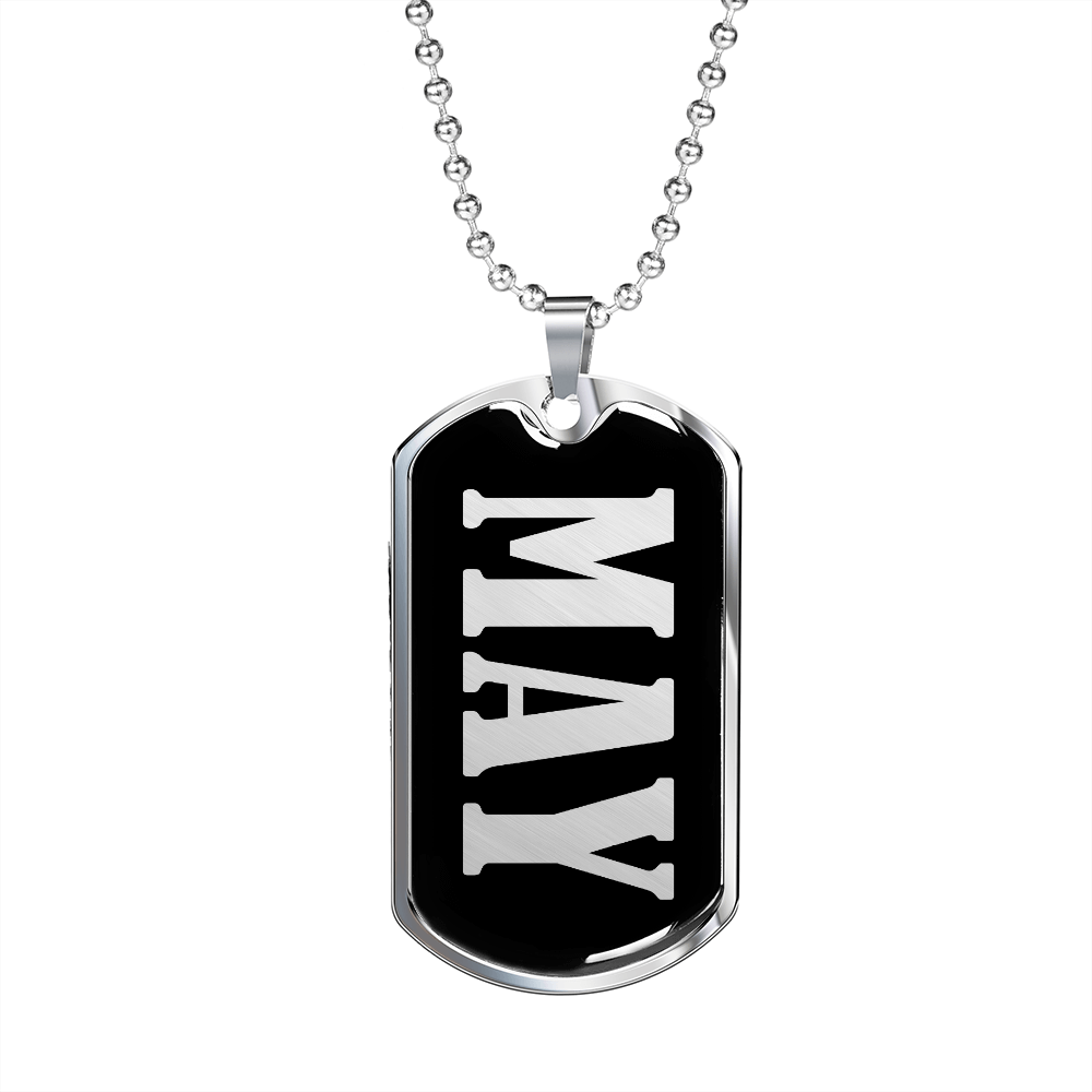 May v02 - Luxury Dog Tag Necklace