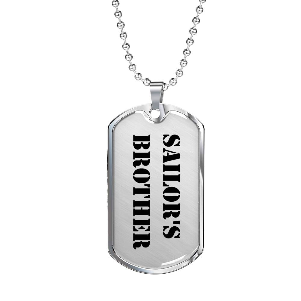 Sailor's Brother - Luxury Dog Tag Necklace