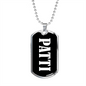 Patti v03 - Luxury Dog Tag Necklace