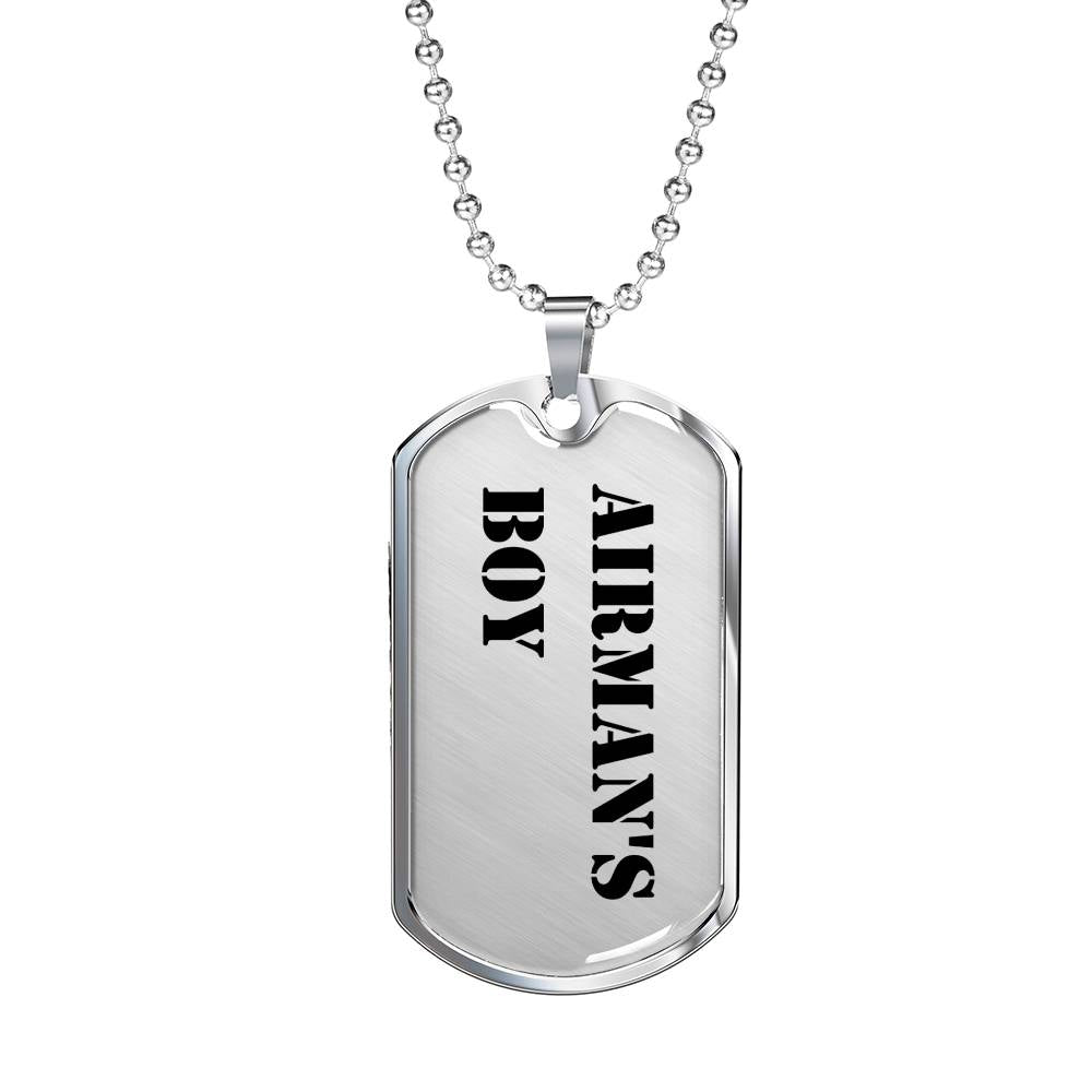 Airman's Boy - Luxury Dog Tag Necklace