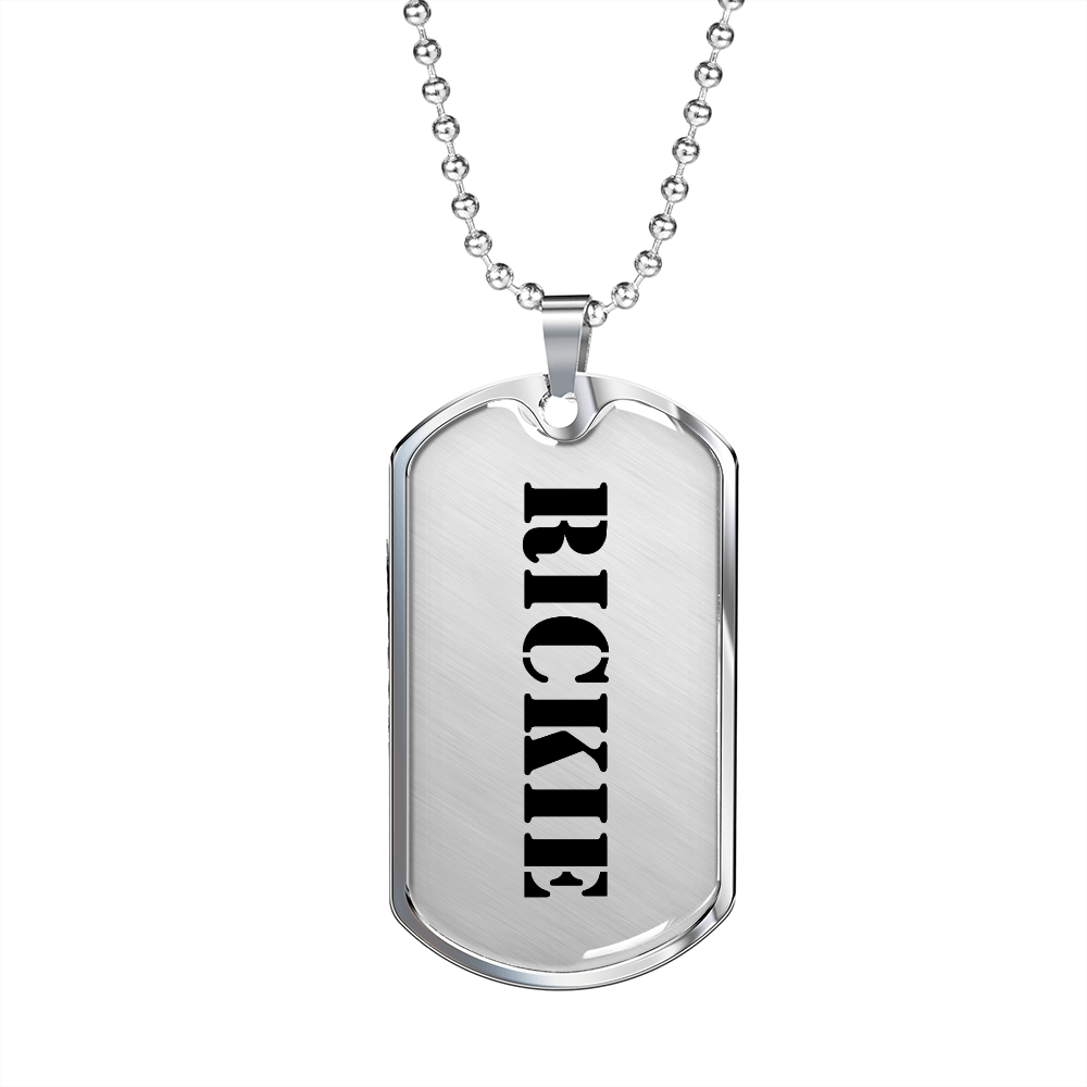 Rickie - Luxury Dog Tag Necklace