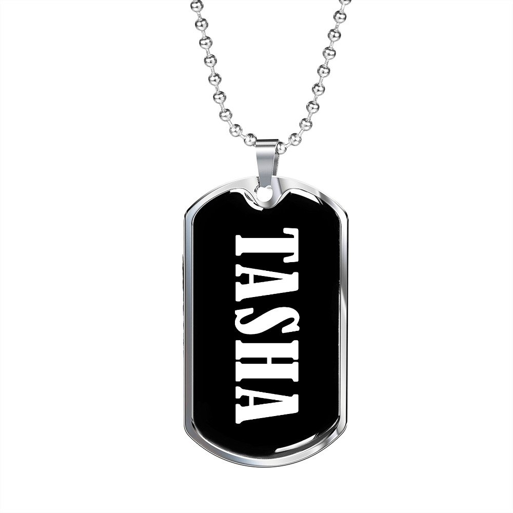 Tasha v03 - Luxury Dog Tag Necklace