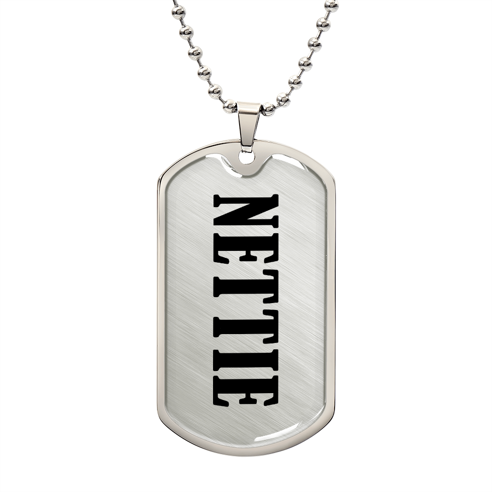 Nettie v01 - Luxury Dog Tag Necklace
