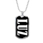 Luz v02 - Luxury Dog Tag Necklace