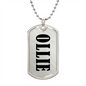 Ollie v01 - Luxury Dog Tag Necklace