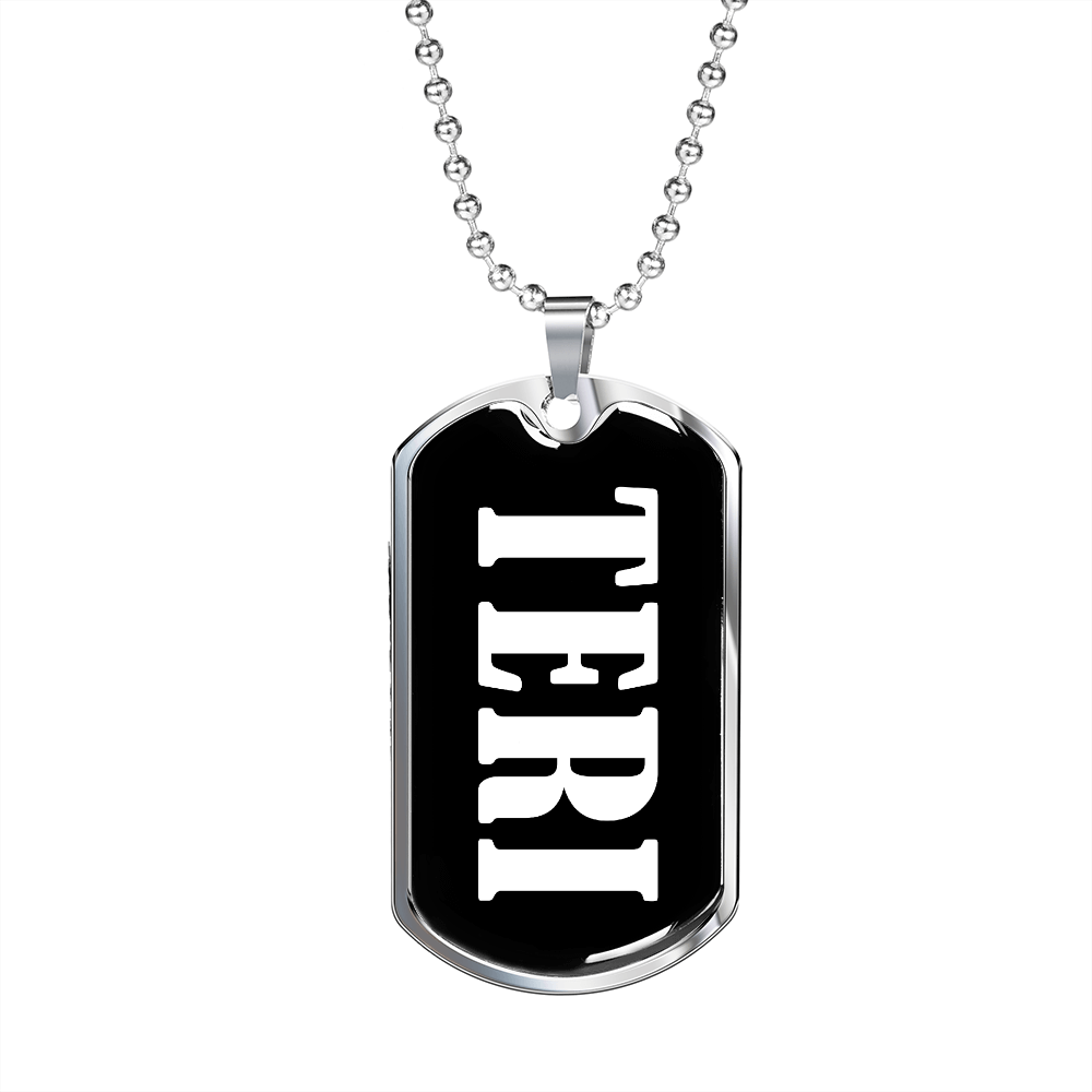 Teri v03 - Luxury Dog Tag Necklace