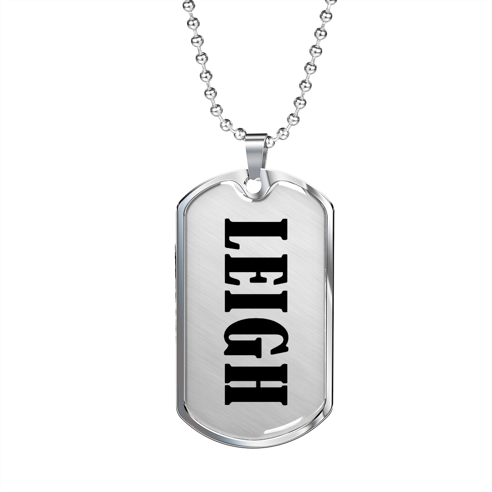 Leigh v01 - Luxury Dog Tag Necklace