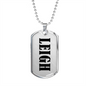 Leigh v01 - Luxury Dog Tag Necklace