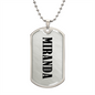 Miranda v01 - Luxury Dog Tag Necklace
