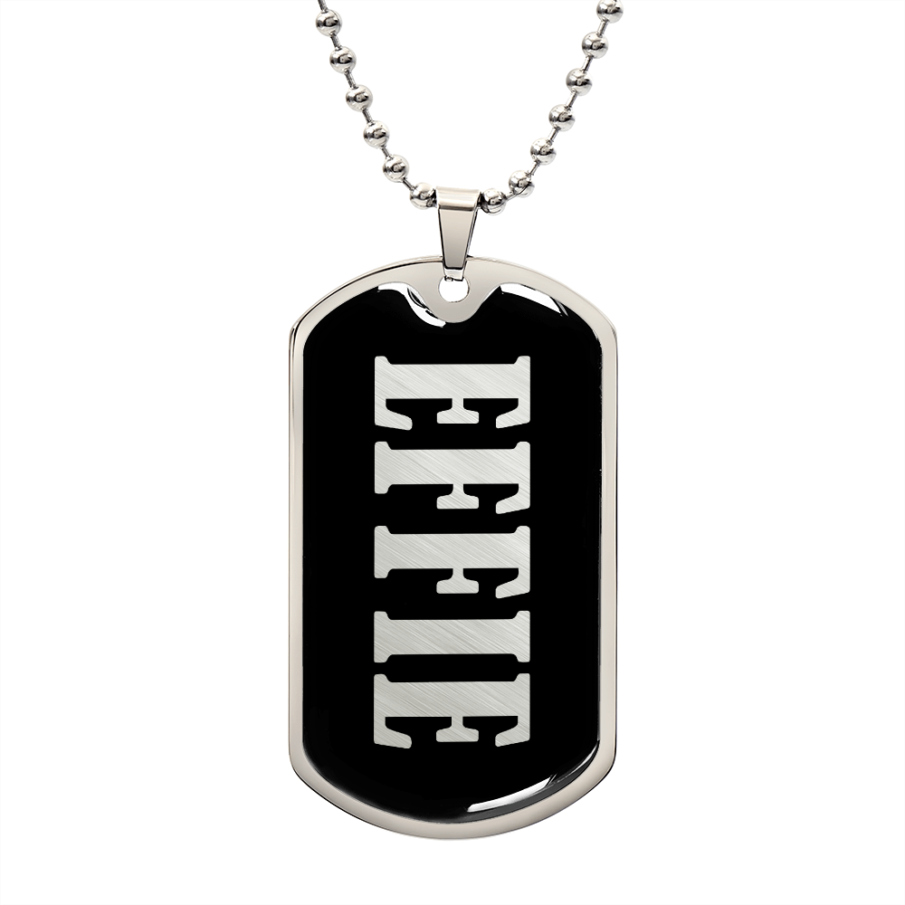 Effie v02 - Luxury Dog Tag Necklace