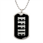 Effie v02 - Luxury Dog Tag Necklace