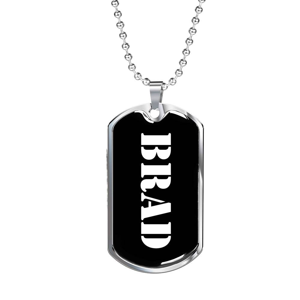 Brad v2 - Luxury Dog Tag Necklace