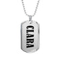 Clara v01 - Luxury Dog Tag Necklace