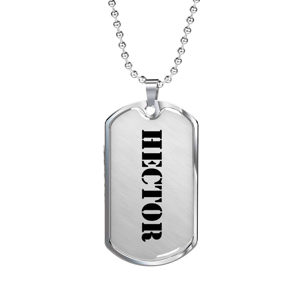 Hector - Luxury Dog Tag Necklace