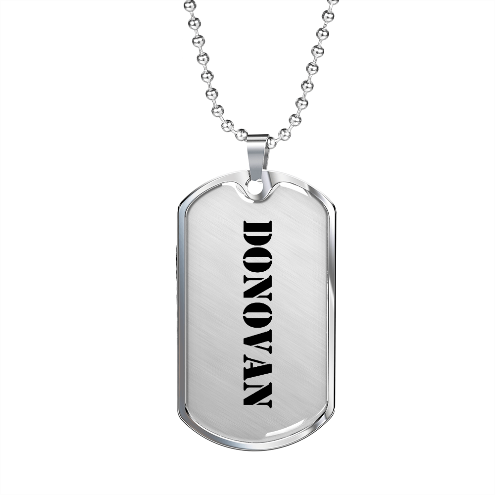 Donovan - Luxury Dog Tag Necklace