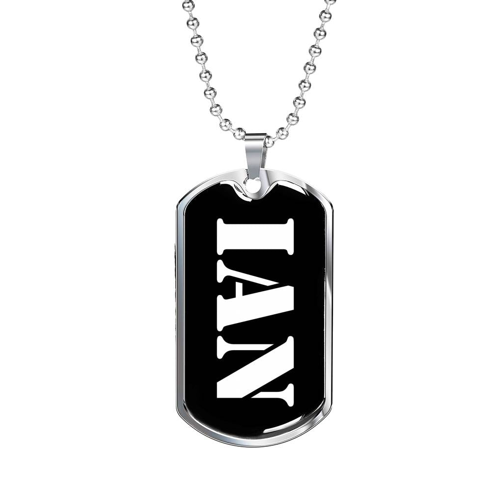 Ian v2 - Luxury Dog Tag Necklace