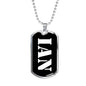 Ian v2 - Luxury Dog Tag Necklace