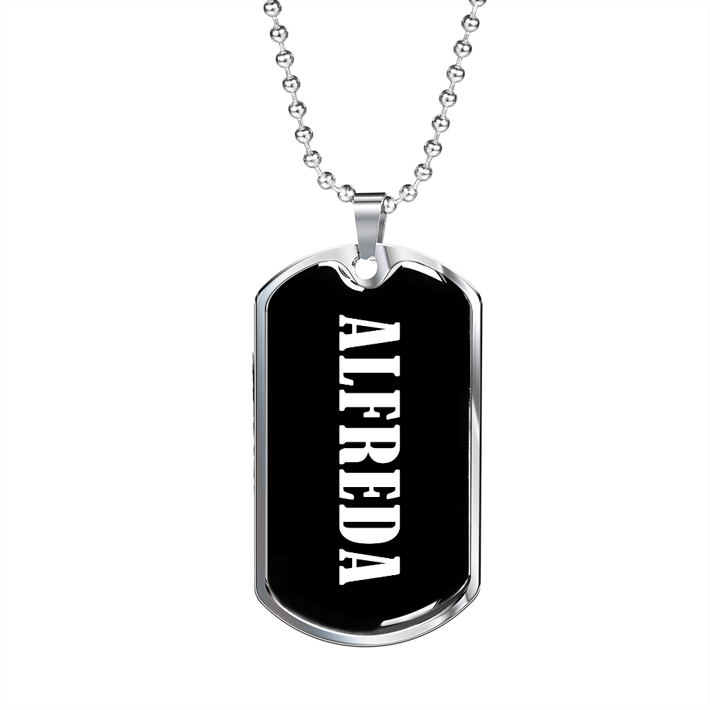 Alfreda v03 - Luxury Dog Tag Necklace