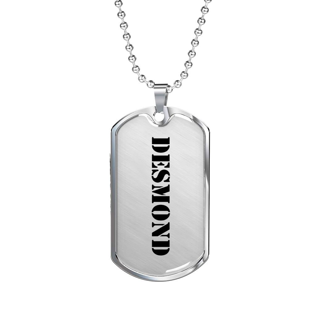 Desmond - Luxury Dog Tag Necklace