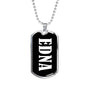 Edna v02 - Luxury Dog Tag Necklace