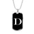Initial D v3a - Luxury Dog Tag Necklace