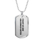Coast Guard Granddaughter - Luxury Dog Tag Necklace