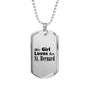St. Bernard - Luxury Dog Tag Necklace
