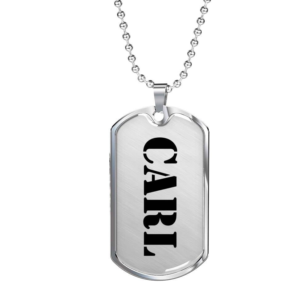 Carl - Luxury Dog Tag Necklace