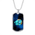 Zodiac Sign Aquarius - Luxury Dog Tag Necklace