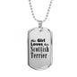 Scottish Terrier - Luxury Dog Tag Necklace