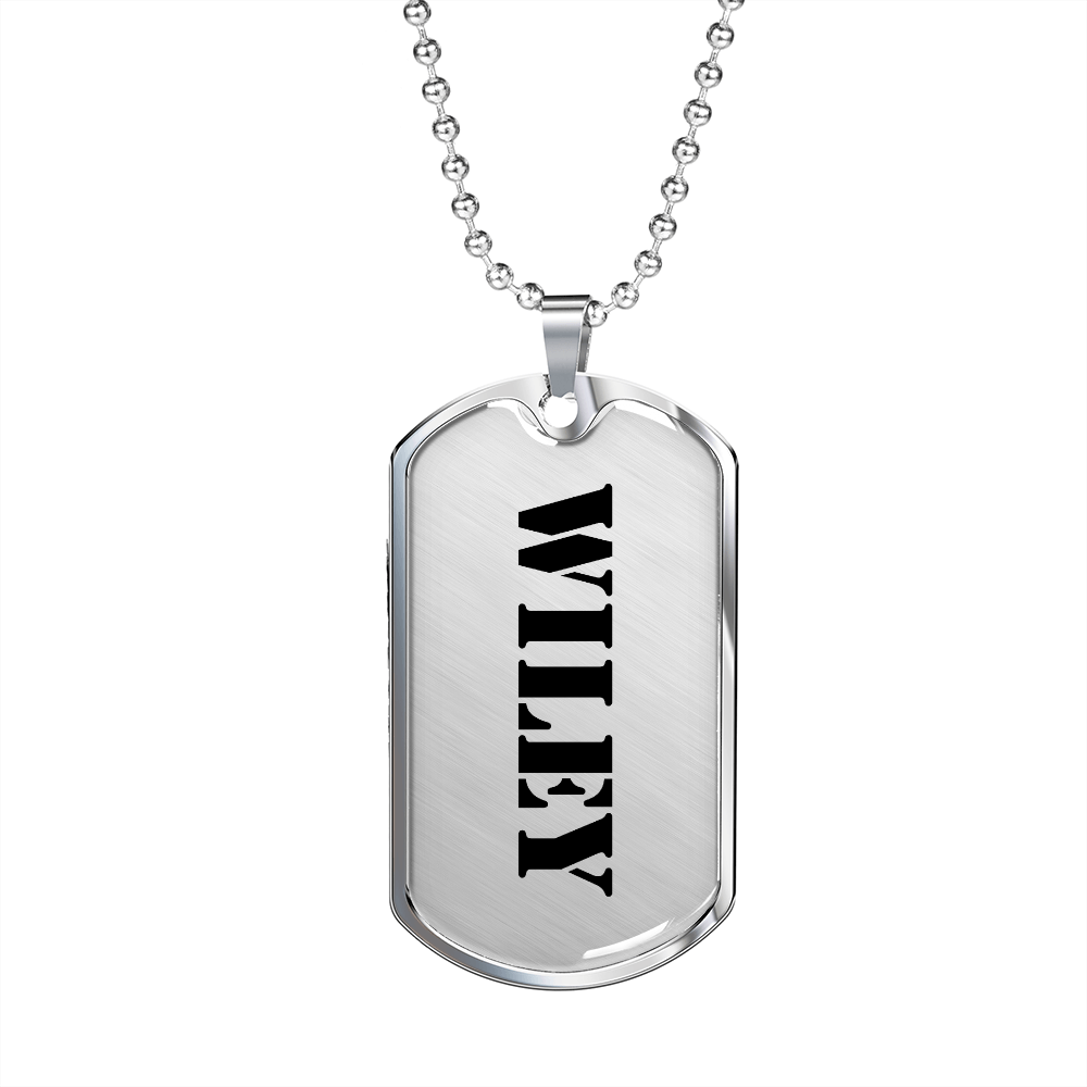 Wiley - Luxury Dog Tag Necklace