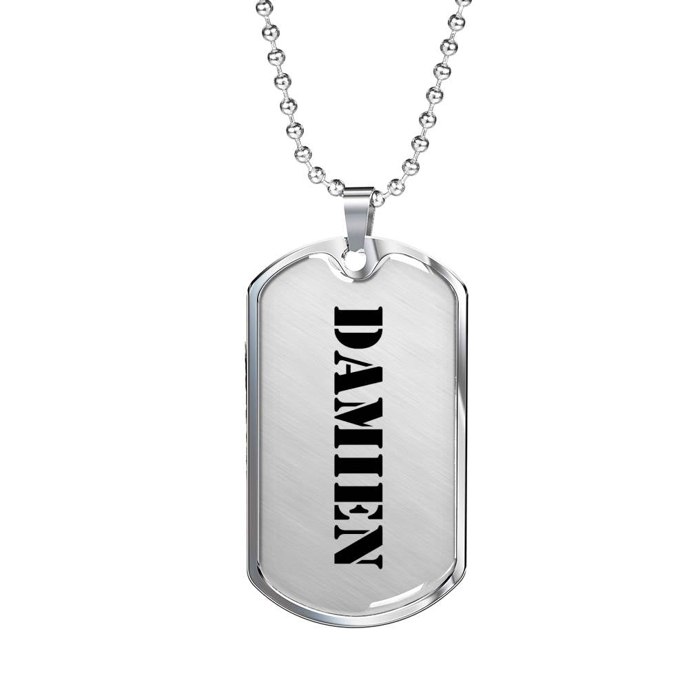Damien - Luxury Dog Tag Necklace