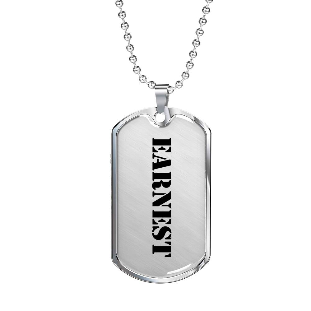 Earnest - Luxury Dog Tag Necklace