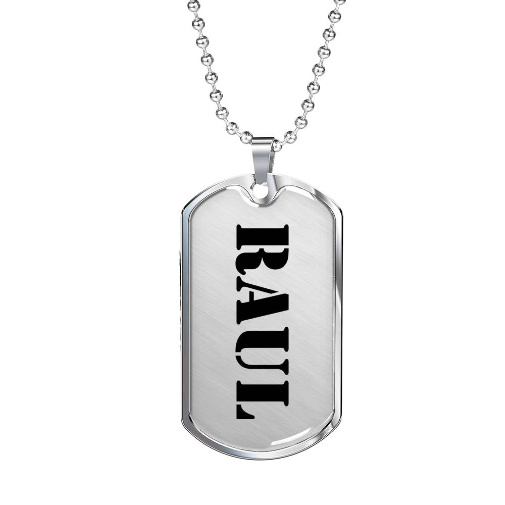 Raul - Luxury Dog Tag Necklace
