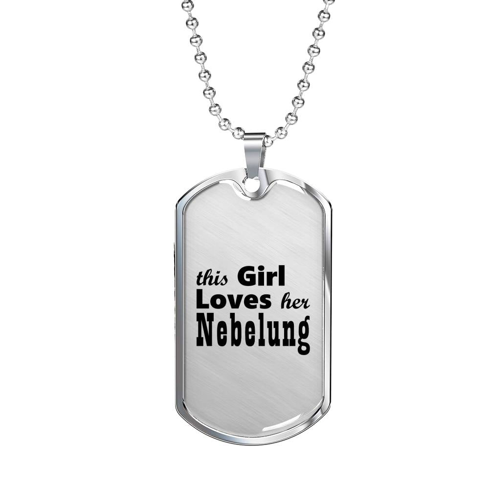Nebelung - Luxury Dog Tag Necklace