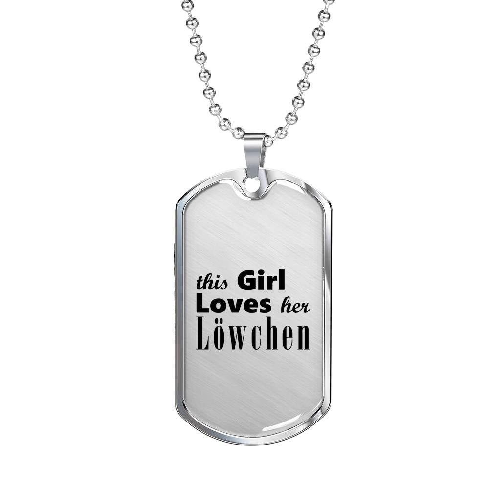 Löwchen - Luxury Dog Tag Necklace