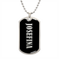 Josefina v02 - Luxury Dog Tag Necklace