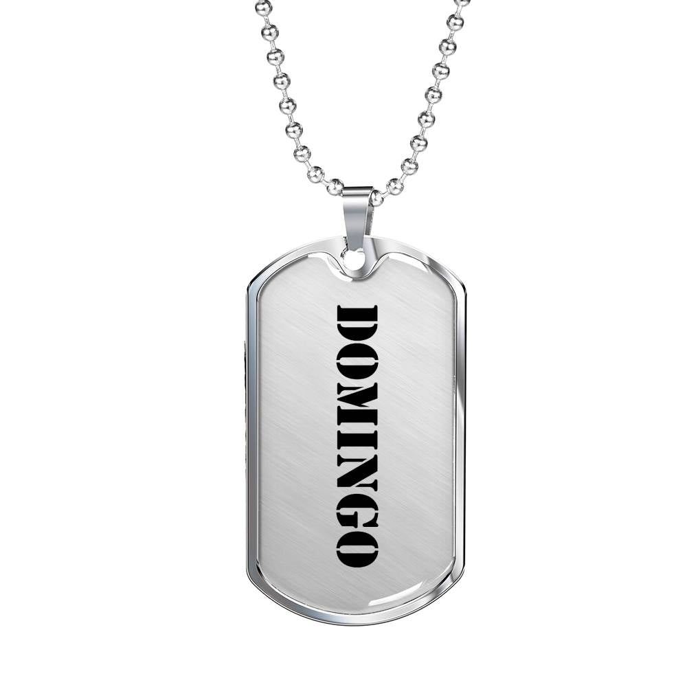 Domingo - Luxury Dog Tag Necklace
