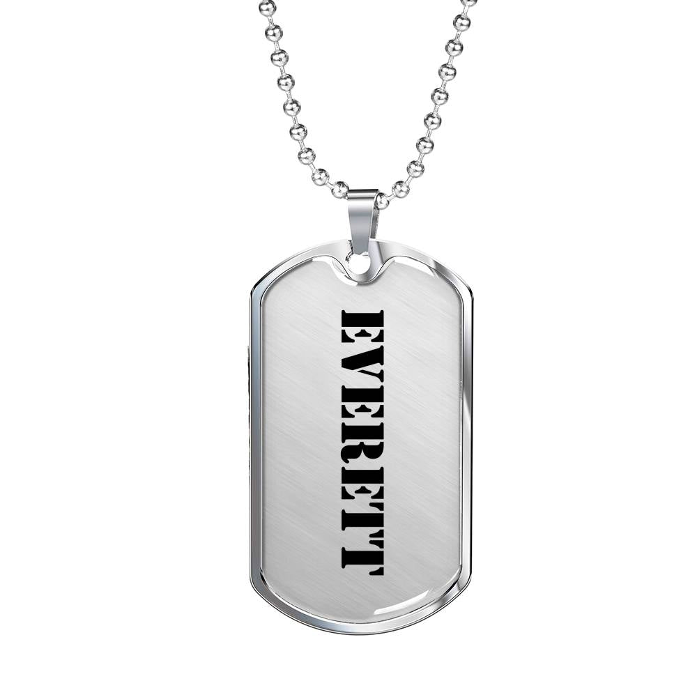 Everett - Luxury Dog Tag Necklace