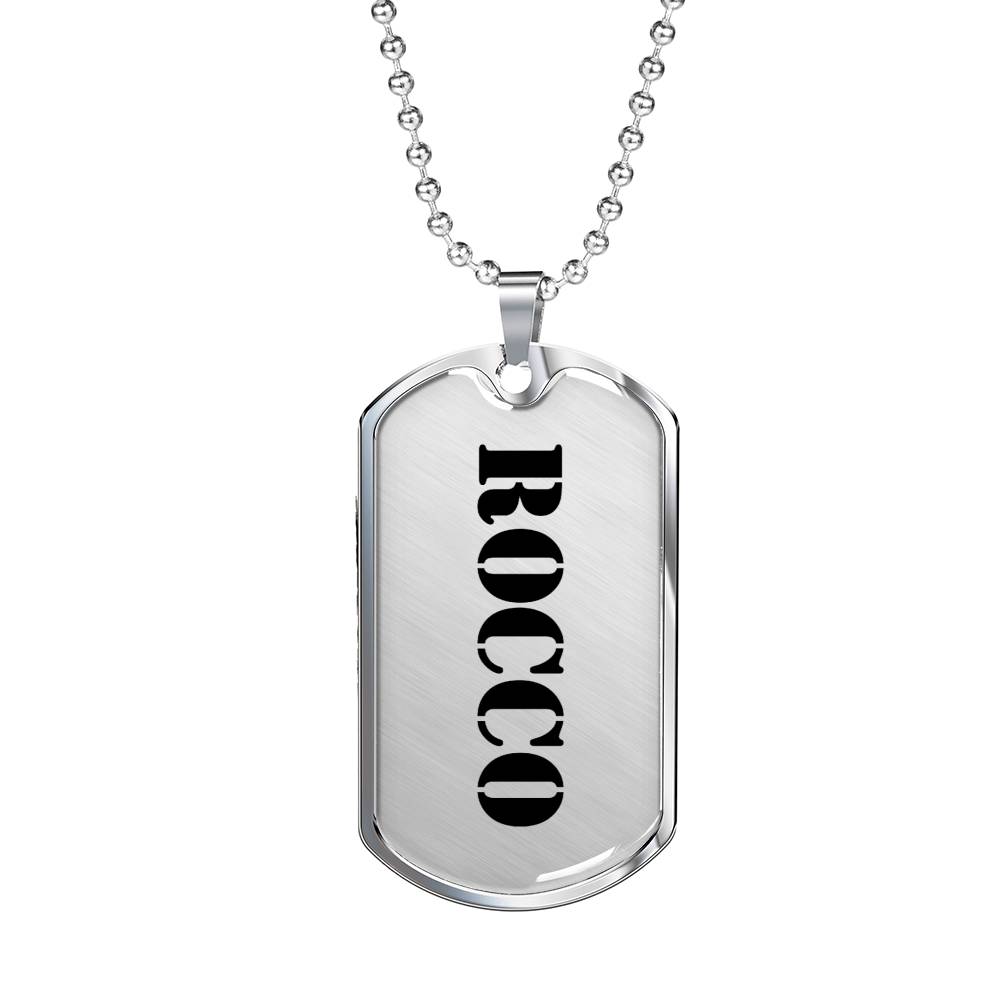 Rocco - Luxury Dog Tag Necklace