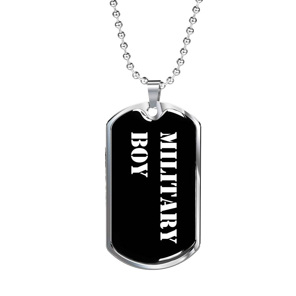 Military Boy v3 - Luxury Dog Tag Necklace