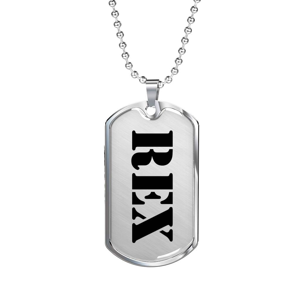 Rex - Luxury Dog Tag Necklace