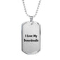 Love My Boxerdoodle v4 - Luxury Dog Tag Necklace