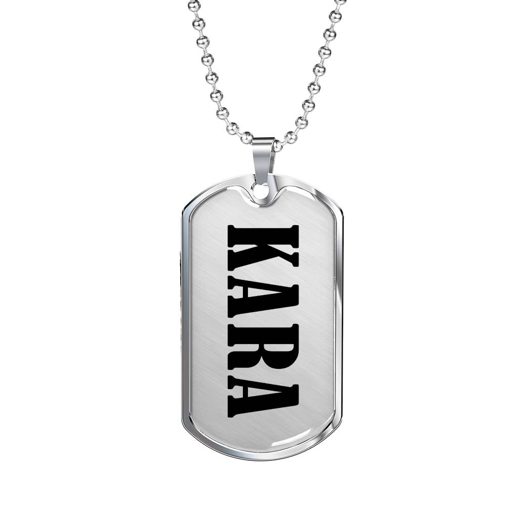 Kara v01 - Luxury Dog Tag Necklace