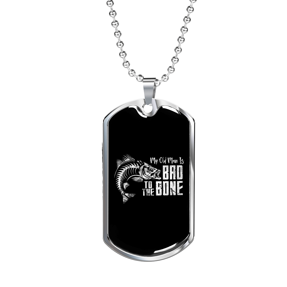 Bad To The Bone - Luxury Dog Tag Necklace